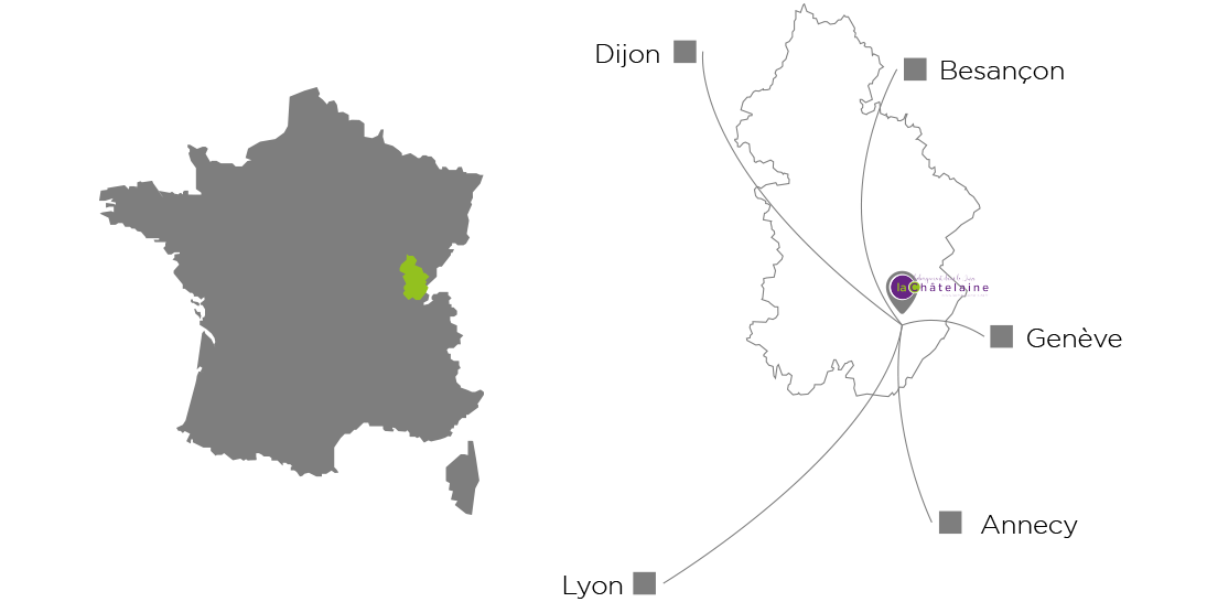 Carte du Haut-Jura.